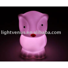 PVC soft gum new design night light lamp